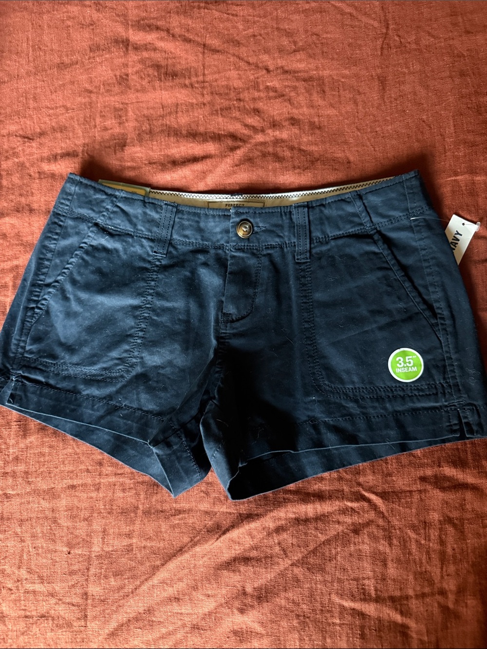 Old Navy Navy Blue 3.5" Inseam Women's Casual Bike Shorts